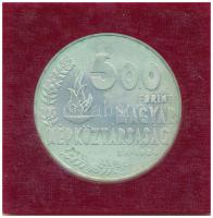 1984. 500Ft Ag "Nyári Olimpiai Játékok - Los Angeles" eredeti műbőr tokban, tanúsítvánnyal...