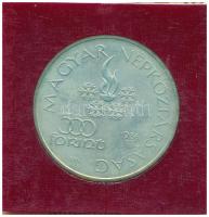 1984. 500Ft Ag "Szarajevói Téli Olimpia" műbőr tokban, tanúsítvánnyal T:BU patina
Adamo E...