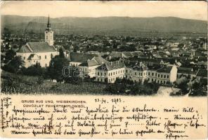 1903 Fehértemplom, Ung. Weisskirchen, Bela Crkva; látkép / general view (EK)