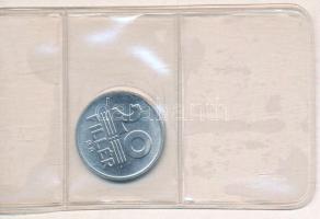 1983. 20f Al + 5Ft Ni + 10Ft Ni "FAO" sor, eredeti műbőr tokban, tanúsítvánnyal T:UNC 
Ad...