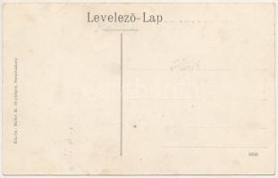 Kajd (Tanakajd), Római katolikus templom és iskola, Borossay Béla tanító méhészete. Haber H. fénykép...