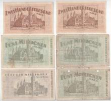 Németország / Weimari Köztársaság / Chemnitz 1923. 200.000M-50.000.000M (6db, 3xklf) T:F,VG közte sz...
