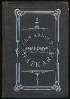 Kiss Arnold: Hazkára. Emlékezések könyve. Gyászimák és elmélkedések halottemlékeztető ünnepekre, évfordulóra és sírlátogatások alkalmára. Bp., 1900, Geyer Osiás, 159+1 p. Kiadói, ezüstözött egészvászon kötésben, kopott, foltos borítóval, az elülső szennylapon ceruzás jegyzetekkel.