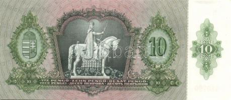 1936. 10P (3x) egymás utáni sorszámokkal T:I