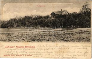 1905 Balatonberény, villatelep. Neumark Adolf kiadása (EB)