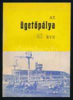 Az ügetőpálya 40 éve. Szerk.: Fehér Dezső. [Bp.], [1973], Magyar Lóverseny Vállalat. Fekete-fehér képekkel illusztrált. Kiadói papírkötésben, foltos, foltos, hullámos lapokkal, néhány lapszélen sérülésekkel.