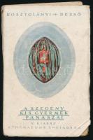 Kosztolányi Dezső: A szegény kisgyermek panaszai. Bp., 1919, Athenaeum. V. kiadás. A borító Falus Elek munkája. Kiadói papírkötés, szakadt, sérült, foltos borítóval, a könyv alsó sarkain gyűrődésnyomokkal.