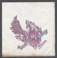 cca 1960-1970. 3 db vendéglátó reklámos szalvéta: Pilvax étterem, Budapest -- Mátyás Pince étterem, ...