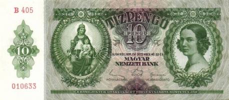 1936. 10P (4x) egymás utáni sorszámokkal T:I