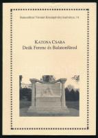 Katona Csaba: Deák Ferenc és Balatonfüred. Balatonfüred, 2004, Balatonfüred Városért Közalapítvány. 113p. Fekete-fehér képekkel illusztrált. Kiadói papírkötés.