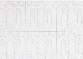 Art deco színezőtömb, 10x15 cm