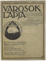 Városok Lapja 1911. április 15-i száma, VI. évfolyam 15. szám. Főszerkesztő: Várhidy Lajos. Hajtott.