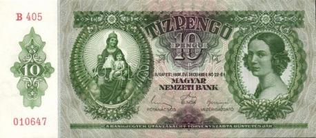 1936. 10P (4x) egymás utáni sorszámokkal T:I,I-