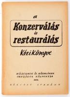 A konzerválás és restaurálás kézikönyve. Kézirat gyanánt. Szerk.: Lakos Lajos. Bp., 1952., Múzeumok és Műemlékek Országos Központja, 8+88 p. Kiadói papírkötés.