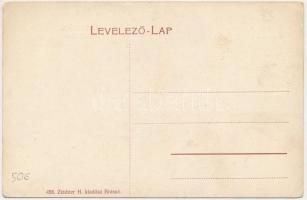 Brassó, Kronstadt, Brasov; Erdő kávéház. Zeidner H. kiadása / Waldkaffee / forest café (EK)