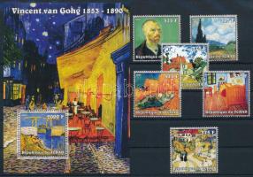 2002 Van Gogh bélyegek sor + blokk Mi 2340-2345 + Mi 356