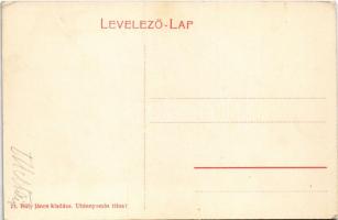 Rozsnyó, Roznava; Fő tér, Püspöki rezidencia. Búfy János kiadása 75. / main square, bishop's re...