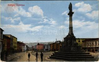 1921 Besztercebánya, Banská Bystrica; Mária oszlop / monument (EK)