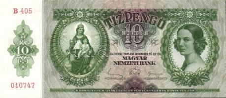 1936. 10P (5x) egymás utáni sorszámokkal T:I