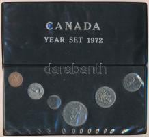 Kanada 1972. 1c-1$ (6xklf) forgalmi sor tokban T:UNC,AU Canada 1972. 1 Cent - 1 Dollar (6xdiff) coin set in case C:UNC,AU