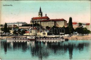 Litomerice, Leitmeritz; Dampfsägewerk / Steam sawmill, SS Kaiser Wilhelm