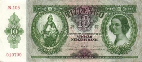 1936. 10P (5x) egymás utáni sorszámokkal T:I,I-