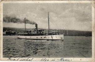 1917 Ungaro-Croata SS TÁTRA / Tátra személyszállító gőzhajó / SS Tátra passenger steamship (EK)