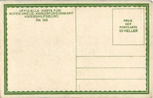 Aufstieg unserer Truppen in den Karpathen. Rotes Kreuz Kriegsfürsorgeamt Kriegshilfsbüro Nr. 103. / ...