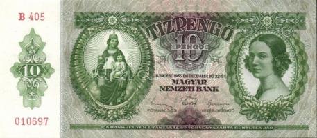 1936. 10P (5x) egymás utáni sorszámokkal T:I(többség),II+(1db)