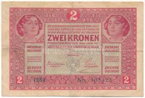 1917. 2K "1254", halvány felülbélyegzéssel T:F 
Adamo K6