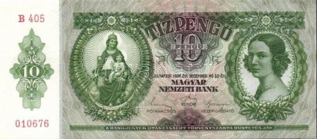 1936. 10P (6x) egymás utáni sorszámokkal T:I