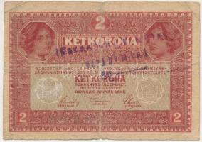 1917. 2K 7000 feletti sorozatszámmal, hamis felülbélyegzéssel T:VG
Adamo K6/2
