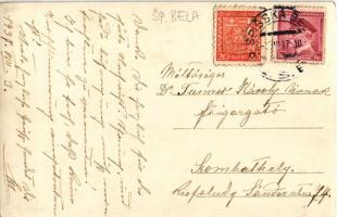 1937 Szepesbéla, Spisská Belá (Szepes, Zips); templom és harangtorony / church and bell tower. photo