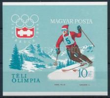 1964 Téli olimpia (II.) Innsbruck vágott blokk (6.000)