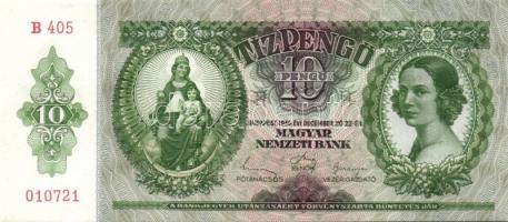 1936. 10P (6x) egymás utáni sorszámokkal T:I