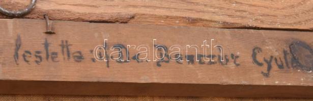 ifj. Benczúr Gyula (1879-1961): Karintia, Millstatti-tó. Olaj, vászon. Jelezve jobbra lent. Hátoldal...