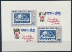 1965 WIPA vágott kisív (4.500) (apró ránc / crease)