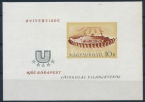 1965 Universiade vágott blokk (4.000)