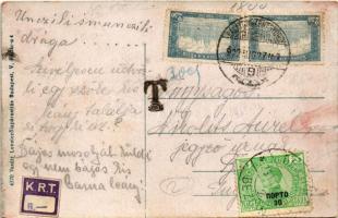 1922 Balatonszentgyörgy, vasútállomás. Vasúti levelezőlapárusítás 4370. (r)