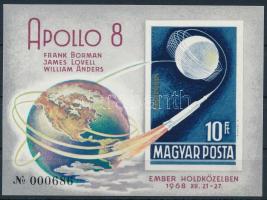 1969 Apollo 8 vágott blokk (5.000)