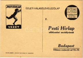 Pesti Hírlap napilap reklámja. Légrády Testvérek R.T. / Hungarian daily newspaper advertisement