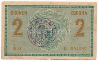 1914. 2K "C", hamis "Bács-Bodrog vármegye (...) hivatala" felülbélyegzéssel T:F,...