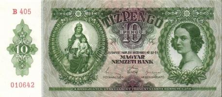 1936. 10P (7x) egymás utáni sorszámokkal T:I