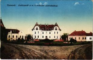 Újszentes, Vadászerdő, Dumbravita, Santesti (Temesvár, Timisoara); M. kir. erdészeti szakiskola / forestry school