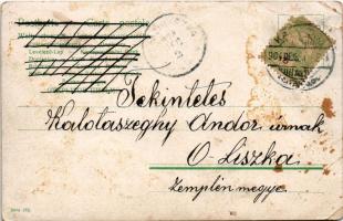 1904 Children art postcard, toilet humour (EB)