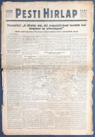 [II. Világháború] Pesti Hirlap. 1943. február 2. (Napilap, LXV. évfolyam, 26. szám) "Mussolini:...