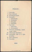 1909 Kolozsvári Kereskedelmi Akadémia tornaünnep meghívója 4p.