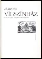 A száz éves Vígszínház 1896-1996. Mozaikok tíz évtized történetéből. Fszerk.: Radnóti Zsuzsa. Bp.,[1996.], Vígszínház. Az elülső borító emlék-bejegyzéssel, 1963-1964-es színházi szakkör emlékére szóló ajándékozási bejegyzéssel, azonosítatlan aláírásokkal. Kiadói bársony-kötés, a borítón fém plakettel.