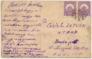 Krampusz - dombornyomott üdvözlet / Krampus - embossed greeting (fl)