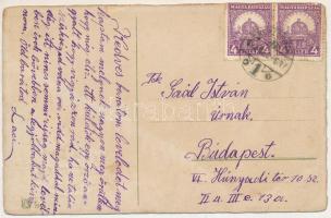 1922 Krampuszos üdvözlet / Krampus greeting (fl)